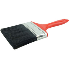 Vortec Pro 4″ Disposable Chip and Oil Brush, Black Synthetic, 2-3/4″ Trim Length, Plastic Handle - Exact Tooling