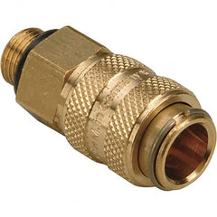Dynabrade - Power Sander Female Quick Disconnect - 1/8" Diam, For Use with Dynorbital Supreme Random Orbital Sanders - Exact Tooling
