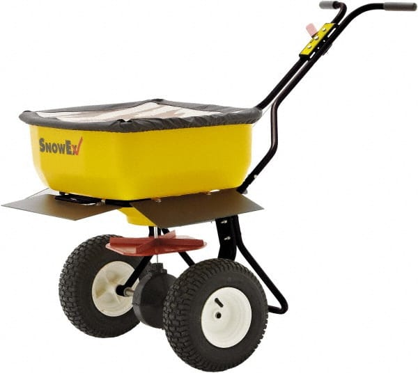 Trynex - 160 Lb Polyethylene Walk Behind Broadcast Landscape Spreader - 12" Pneumatic Wheels - Exact Tooling