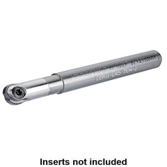 Kennametal - 6mm Cut Diam, 3mm Max Depth of Cut, 6mm Shank Diam, 200mm OAL, Indexable Ball Nose End Mill - 100mm Head Length, Straight Shank, KDMB Toolholder, KDM. 06.. Insert - Exact Tooling