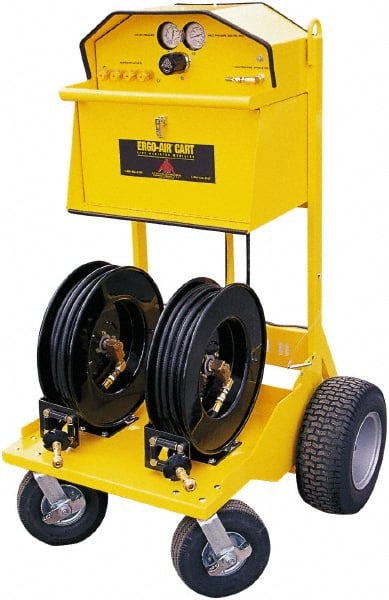 AIR Systems - SCBA/EEBA Ergo-Air Cart Hose Reel - Use with Cylinder Cart - Exact Tooling