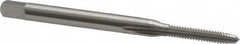 Cleveland - #3-48 UNC 2B 3 Flute Bright Finish High Speed Steel Straight Flute Standard Hand Tap - Plug, Right Hand Thread, 1.813" OAL, 12.7mm Thread Length, H2 Limit, Oversize - Exact Tooling