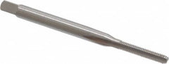 Cleveland - #3-56 UNF 2B 3 Flute Bright Finish High Speed Steel Straight Flute Standard Hand Tap - Bottoming, Right Hand Thread, 1.813" OAL, 12.7mm Thread Length, H2 Limit, Oversize - Exact Tooling