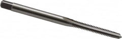 Cleveland - #5-40 UNC 2B/3B 3 Flute Bright Finish High Speed Steel Straight Flute Standard Hand Tap - Taper, Right Hand Thread, 1.938" OAL, 0.31" Thread Length, H2 Limit, Oversize - Exact Tooling