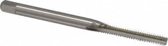 Cleveland - #5-40 UNC 2B/3B 3 Flute Bright Finish High Speed Steel Straight Flute Standard Hand Tap - Bottoming, Right Hand Thread, 1.938" OAL, 0.31" Thread Length, H2 Limit, Oversize - Exact Tooling