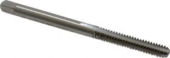 Cleveland - #6-32 UNC 3B 2 Flute Bright Finish High Speed Steel Straight Flute Standard Hand Tap - Bottoming, Right Hand Thread, 50.8mm OAL, 0.38" Thread Length, H2 Limit, Oversize - Exact Tooling