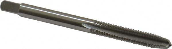 Cleveland - #8-32 UNC 3B 2 Flute Bright Finish High Speed Steel Straight Flute Standard Hand Tap - Plug, Right Hand Thread, 2-1/8" OAL, 19.05mm Thread Length, H2 Limit, Oversize - Exact Tooling