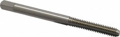 Cleveland - #8-32 UNC 3B 2 Flute Bright Finish High Speed Steel Straight Flute Standard Hand Tap - Bottoming, Right Hand Thread, 2-1/8" OAL, 19.05mm Thread Length, H2 Limit, Oversize - Exact Tooling