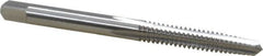 Cleveland - #10-24 UNC 4 Flute Bright Finish High Speed Steel Straight Flute Standard Hand Tap - Taper, Right Hand Thread, 2-3/8" OAL, 1/2" Thread Length, H2 Limit, Oversize - Exact Tooling