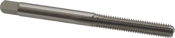 Cleveland - #10-32 UNF 2B 3 Flute Bright Finish High Speed Steel Straight Flute Standard Hand Tap - Bottoming, Right Hand Thread, 2-3/8" OAL, 1/2" Thread Length, H3 Limit, Oversize - Exact Tooling