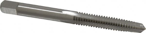 Cleveland - #12-24 UNC 2B/3B 4 Flute Bright Finish High Speed Steel Straight Flute Standard Hand Tap - Taper, Right Hand Thread, 2-3/8" OAL, 1/2" Thread Length, H3 Limit, Oversize - Exact Tooling