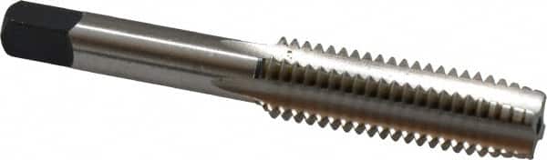Cleveland - 1/2-13 UNC 4 Flute Bright Finish High Speed Steel Straight Flute Standard Hand Tap - Plug, Right Hand Thread, 3-3/8" OAL, 0.94" Thread Length, H1 Limit, Oversize - Exact Tooling