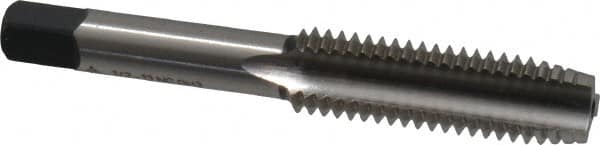 Cleveland - 1/2-13 UNC 3B 3 Flute Bright Finish High Speed Steel Straight Flute Standard Hand Tap - Plug, Right Hand Thread, 3-3/8" OAL, 0.94" Thread Length, H3 Limit, Oversize - Exact Tooling