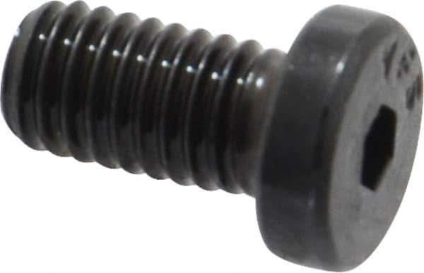 Value Collection - #10-32 UNF Hex Socket Drive, Low Socket Cap Screw - Alloy Steel, Black Oxide Finish, Fully Threaded, 3/8" Length Under Head - Exact Tooling