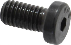 Value Collection - #10-32 UNF Hex Socket Drive, Low Socket Cap Screw - Alloy Steel, Black Oxide Finish, Fully Threaded, 3/8" Length Under Head - Exact Tooling
