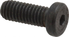 Value Collection - #10-32 UNF Hex Socket Drive, Low Socket Cap Screw - Alloy Steel, Black Oxide Finish, Fully Threaded, 1/2" Length Under Head - Exact Tooling