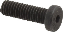 Value Collection - #10-32 UNF Hex Socket Drive, Low Socket Cap Screw - Alloy Steel, Black Oxide Finish, Fully Threaded, 5/8" Length Under Head - Exact Tooling