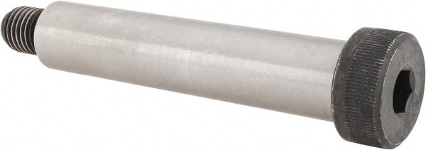 Value Collection - 1-1/4" Shoulder Diam x 6" Shoulder Length, 7/8-9 UNC, Hex Socket Shoulder Screw - 4140 Alloy Steel, Uncoated, 3/4" Head Height x 1-3/4" Head Diam - Exact Tooling