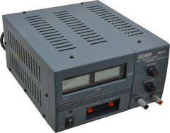 Extech - 0 to 3 Amp, 0 to 30 VDC, 115/220 VAC Output, Power Supply - 9-1/2 Inch Wide x 6 Inch Deep x 5.6 Inch High, 3 Digit, LCD Display - Exact Tooling