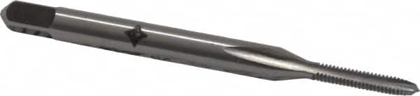 Cleveland - #1-64 UNC, 2 Flute, Bright Finish, High Speed Steel Spiral Point Tap - Plug Chamfer, Right Hand Thread, 1-11/16" OAL, 0.38" Thread Length, 2B Class of Fit, Series 1011 - Exact Tooling