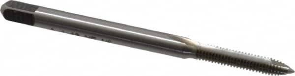 Cleveland - #4-48 UNF, 2 Flute, Bright Finish, High Speed Steel Spiral Point Tap - Plug Chamfer, Right Hand Thread, 1-7/8" OAL, 0.31" Thread Length, 2B Class of Fit, Series 1011 - Exact Tooling