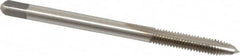 Cleveland - #6-40 UNF, 2 Flute, Bright Finish, High Speed Steel Spiral Point Tap - Plug Chamfer, Right Hand Thread, 50.8mm OAL, 0.38" Thread Length, 2B/3B Class of Fit, Series 1011 - Exact Tooling