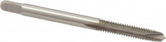 Cleveland - #8-32 UNC, 2 Flute, Bright Finish, High Speed Steel Spiral Point Tap - Plug Chamfer, Right Hand Thread, 2-1/8" OAL, 19.05mm Thread Length, 2B Class of Fit, Series 1011 - Exact Tooling