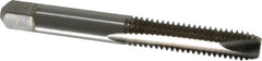 Cleveland - 5/16-18 UNC, 3 Flute, Bright Finish, High Speed Steel Spiral Point Tap - Bottoming Chamfer, Right Hand Thread, 2-23/32" OAL, 0.69" Thread Length, 3B Class of Fit, Series 1012 - Exact Tooling