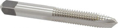 Cleveland - 5/16-24 UNF, 2 Flute, Bright Finish, High Speed Steel Spiral Point Tap - Plug Chamfer, Right Hand Thread, 2-23/32" OAL, 0.69" Thread Length, 3B Class of Fit, Series 1011 - Exact Tooling