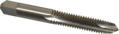 Cleveland - 3/8-16 UNC, 3 Flute, Bright Finish, High Speed Steel Spiral Point Tap - Plug Chamfer, Right Hand Thread, 2-15/16" OAL, 31.75mm Thread Length, Series 1011 - Exact Tooling