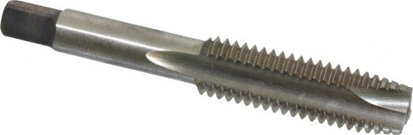 Cleveland - 1/2-13 UNC, 3 Flute, Bright Finish, High Speed Steel Spiral Point Tap - Plug Chamfer, Right Hand Thread, 3-3/8" OAL, 0.94" Thread Length, 3B Class of Fit, Series 1011 - Exact Tooling