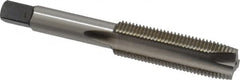 Cleveland - 1/2-20 UNF, 3 Flute, Bright Finish, High Speed Steel Spiral Point Tap - Plug Chamfer, Right Hand Thread, 3-3/8" OAL, 0.94" Thread Length, 3B Class of Fit, Series 1011 - Exact Tooling