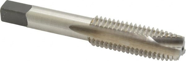 Cleveland - 5/8-11 UNC, 3 Flute, Bright Finish, High Speed Steel Spiral Point Tap - Plug Chamfer, Right Hand Thread, 3-13/16" OAL, 1.09" Thread Length, 2B Class of Fit, Series 1011 - Exact Tooling