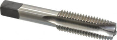 Cleveland - 3/4-10 UNC, 3 Flute, Bright Finish, High Speed Steel Spiral Point Tap - Plug Chamfer, Right Hand Thread, 107.95mm OAL, 50.8mm Thread Length, Series 1011 - Exact Tooling