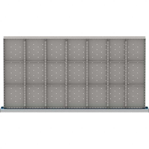 LISTA - 21-Compartment Drawer Divider Layout for 3.15" High Drawers - Exact Tooling
