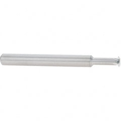 Scientific Cutting Tools - 16 to 48 TPI, Internal/External Single Profile Thread Mill - 5/16" Noml Diam, 0.24" Cut Diam, 1/4" Shank Diam, 4 Flute, 0.153" Neck Diam, 1/2" Neck Length, 2-1/2" OAL, Bright Finish - Exact Tooling