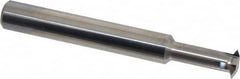 Scientific Cutting Tools - 12 to 32 TPI, Internal/External Single Profile Thread Mill - 1/2" Noml Diam, 0.372" Cut Diam, 3/8" Shank Diam, 4 Flute, 0.24" Neck Diam, 3/4" Neck Length, 3" OAL, Bright Finish - Exact Tooling
