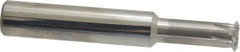 Scientific Cutting Tools - 10 to 32 TPI, Internal/External Single Profile Thread Mill - 3/4" Noml Diam, 0.595" Cut Diam, 5/8" Shank Diam, 6 Flute, 0.43" Neck Diam, 1-1/4" Neck Length, 4" OAL, Bright Finish - Exact Tooling