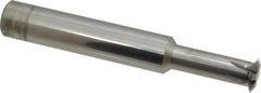 Scientific Cutting Tools - 8 to 24 TPI, Internal/External Single Profile Thread Mill - 7/8" Noml Diam, 0.695" Cut Diam, 3/4" Shank Diam, 6 Flute, 0.49" Neck Diam, 1-1/2" Neck Length, 5" OAL, Bright Finish - Exact Tooling