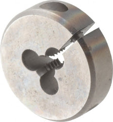 Cle-Line - #6-32 UNC High Speed Steel Round Adjustable Die - Exact Tooling