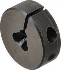 Cle-Line - #6-32 UNC High Speed Steel Round Adjustable Die - Exact Tooling