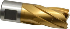 Hougen - 3/4" Diam x 1" Deep High Speed Steel Annular Cutter - Exact Tooling
