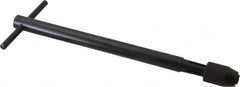 Cle-Line - 1/16 to 1/4" Tap Capacity, T Handle Tap Wrench - 8-3/4" Overall Length - Exact Tooling