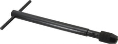 Cle-Line - 7/32 to 1/2" Tap Capacity, T Handle Tap Wrench - 10-5/8" Overall Length - Exact Tooling