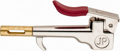Value Collection - 90 Max psi High Flow Safety Nozzle Thumb Lever Blow Gun - 1/4 NPT, Chrome Plated Zinc - Exact Tooling