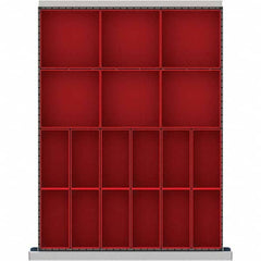 LISTA - 18-Compartment Drawer Divider Layout for 3.15" High Drawers - Exact Tooling