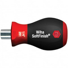 Wiha - Screwdriver Bit Holder - Hex Tip, Cushioned Grip - Exact Tooling