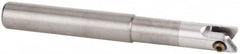 Kennametal - 12mm Cut Diam, 3mm Max Depth of Cut, 12mm Shank Diam, 162mm OAL, Indexable Ball Nose End Mill - 52mm Head Length, Straight Shank, KDMT Toolholder, KDM 12.. Insert - Exact Tooling
