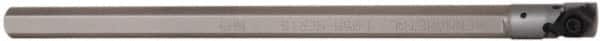 Kennametal - 0.44" Min Bore Diam, 3" OAL, 5/16" Shank Diam, L-MNE Indexable Boring Bar - N.1L Insert, Clamp Holding Method - Exact Tooling