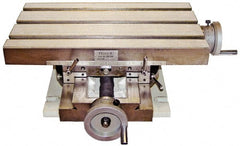 Phase II - 10" Table Width x 17 Table Length, 9" Cross Travel x 6" Longitudinal Travel, Slide Machining Table - 6" Overall Height, 13-1/2" Base Length x 12" Base Width - Exact Tooling